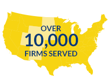 Over 10,000 Firms Served